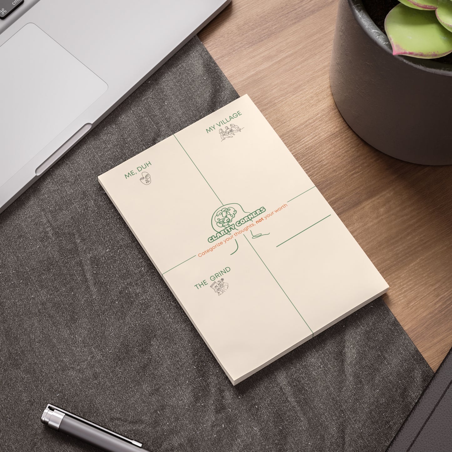 Clarity Corners Post-it® Note Pads