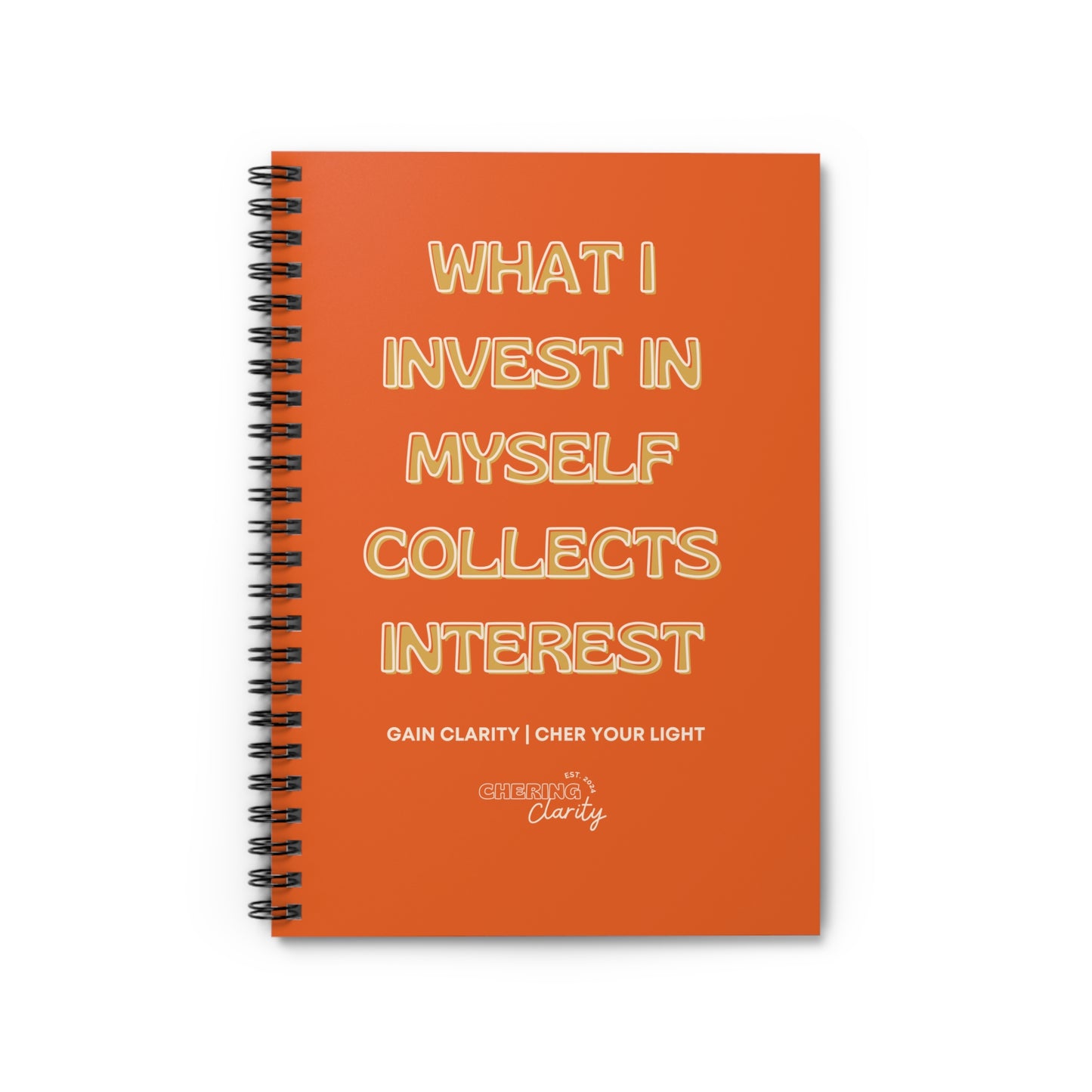 Self-Investment Lined Journal