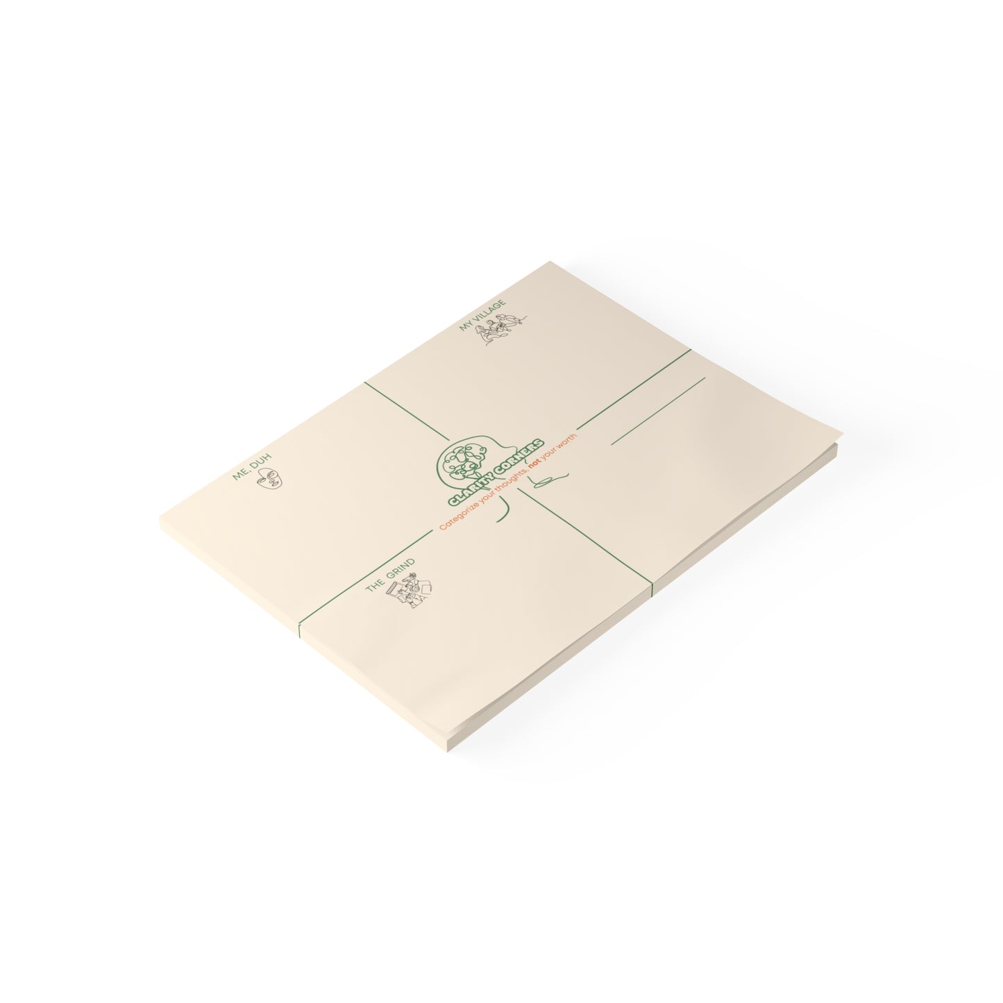 Clarity Corners Post-it® Note Pads