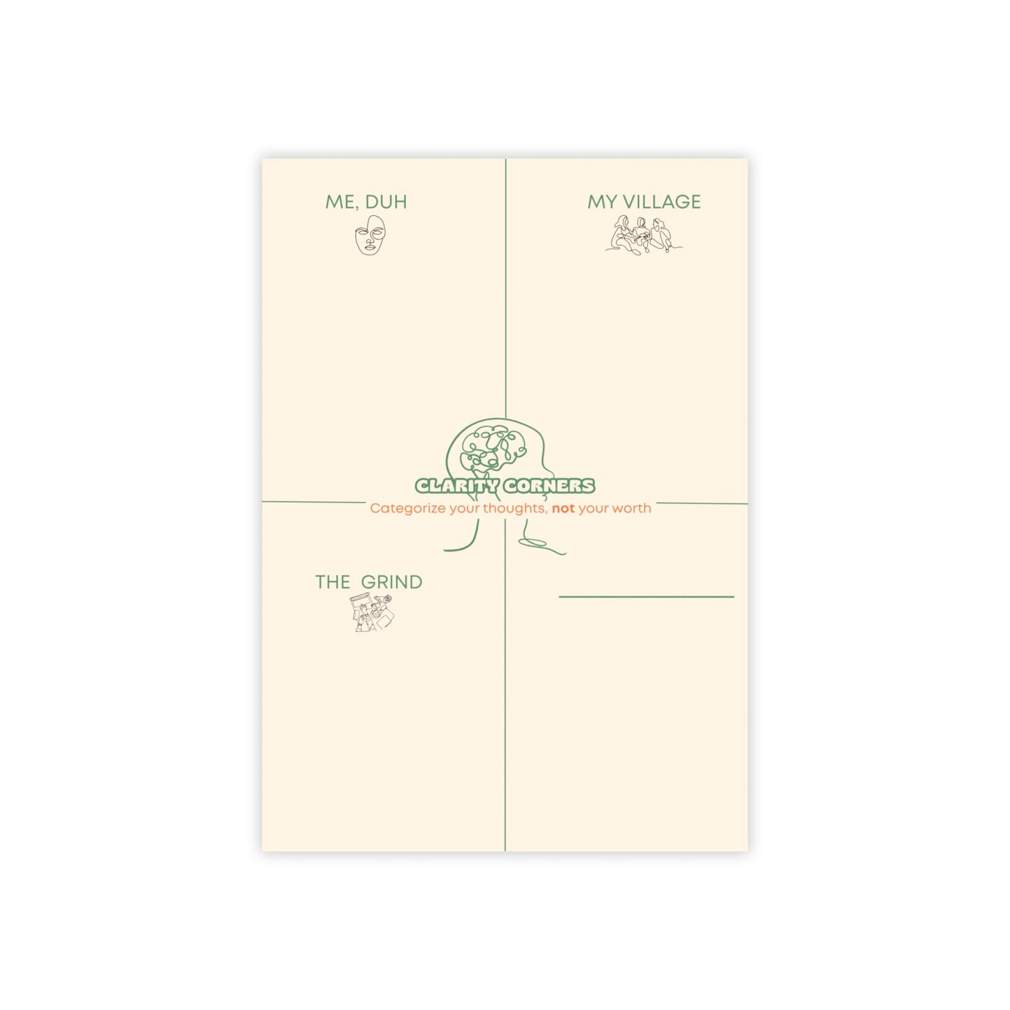 Clarity Corners Post-it® Note Pads