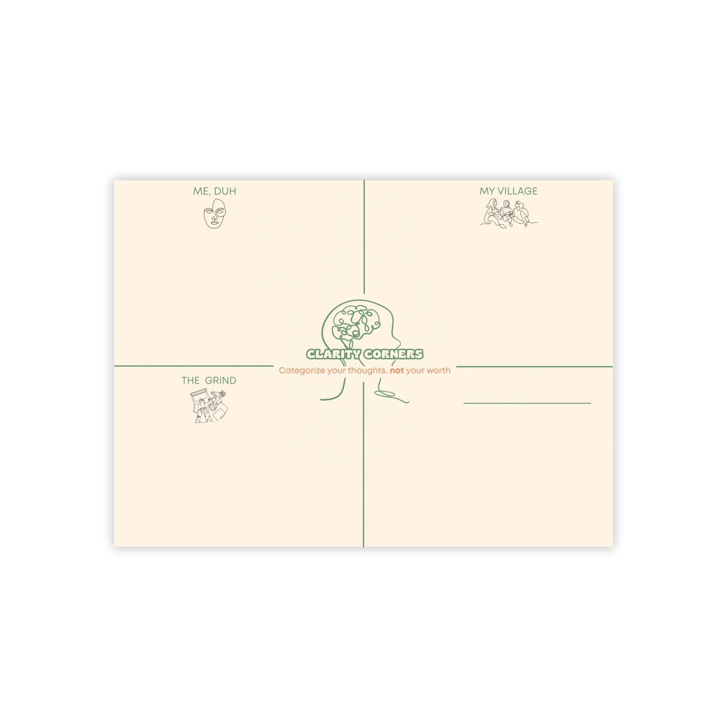 Clarity Corners Post-it® Note Pads