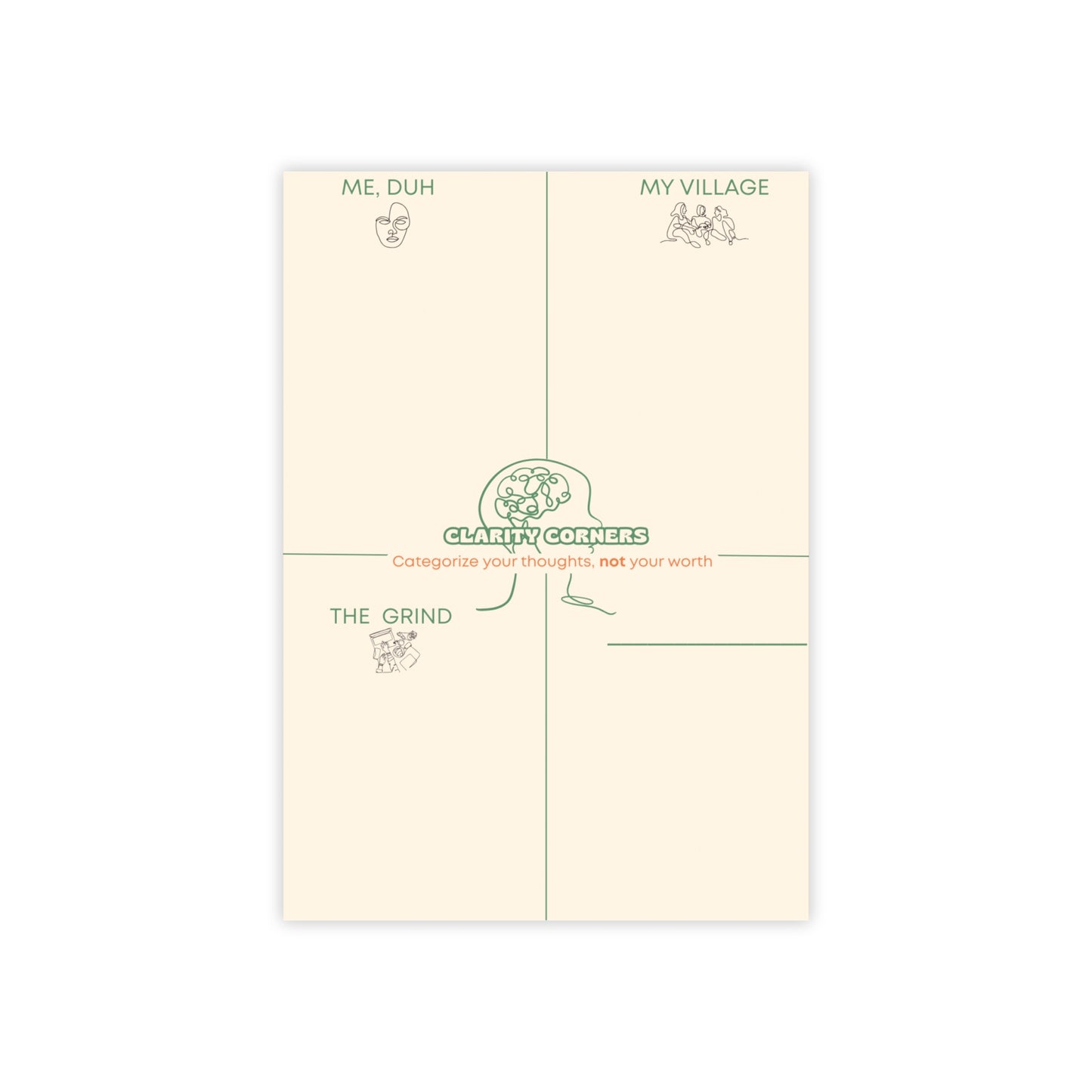 Clarity Corners Post-it® Note Pads
