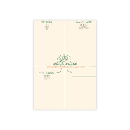 Clarity Corners Post-it® Note Pads