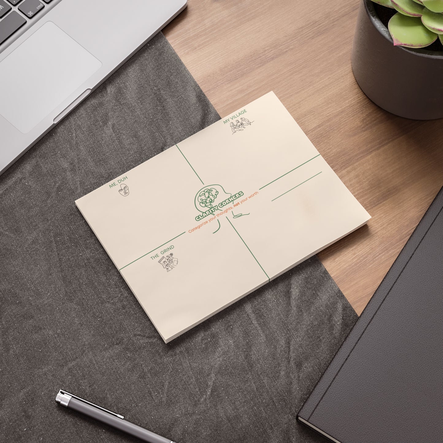 Clarity Corners Post-it® Note Pads